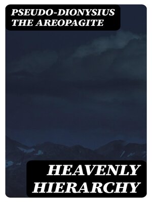 cover image of Heavenly Hierarchy